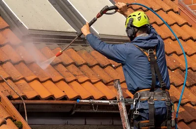 Démoussage et hydrofuge de toiture à Maltot